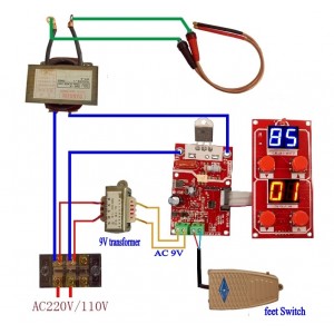 NY-D04 100A  точечной сварки трансформатор контроллер