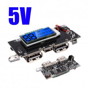 Dual USB 18650 Battery Charger PCB Power Module 5V 1A 2.1A Mobile Power Bank Accessories for Phone DIY LED LCD Module Board